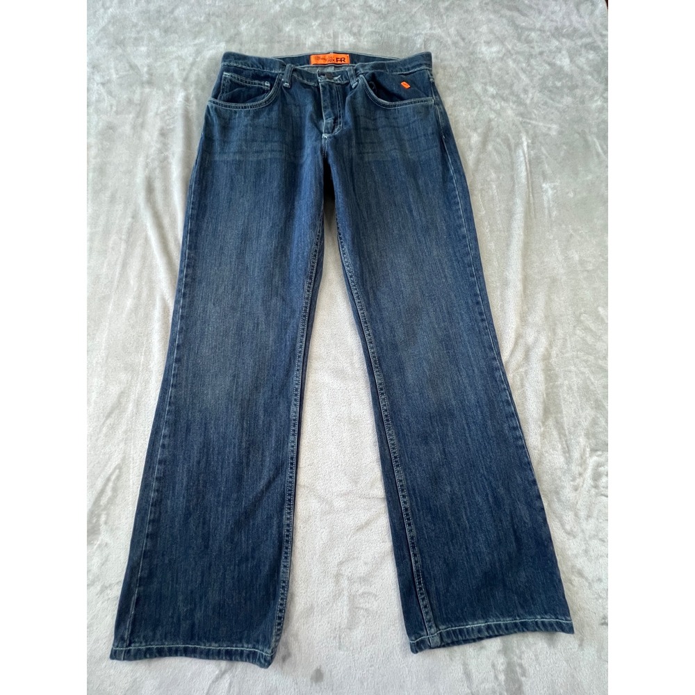 Wrangler 20X FR Jeans Mens 33x30 Blue Flame Resistant Workwear 10FR42MWD